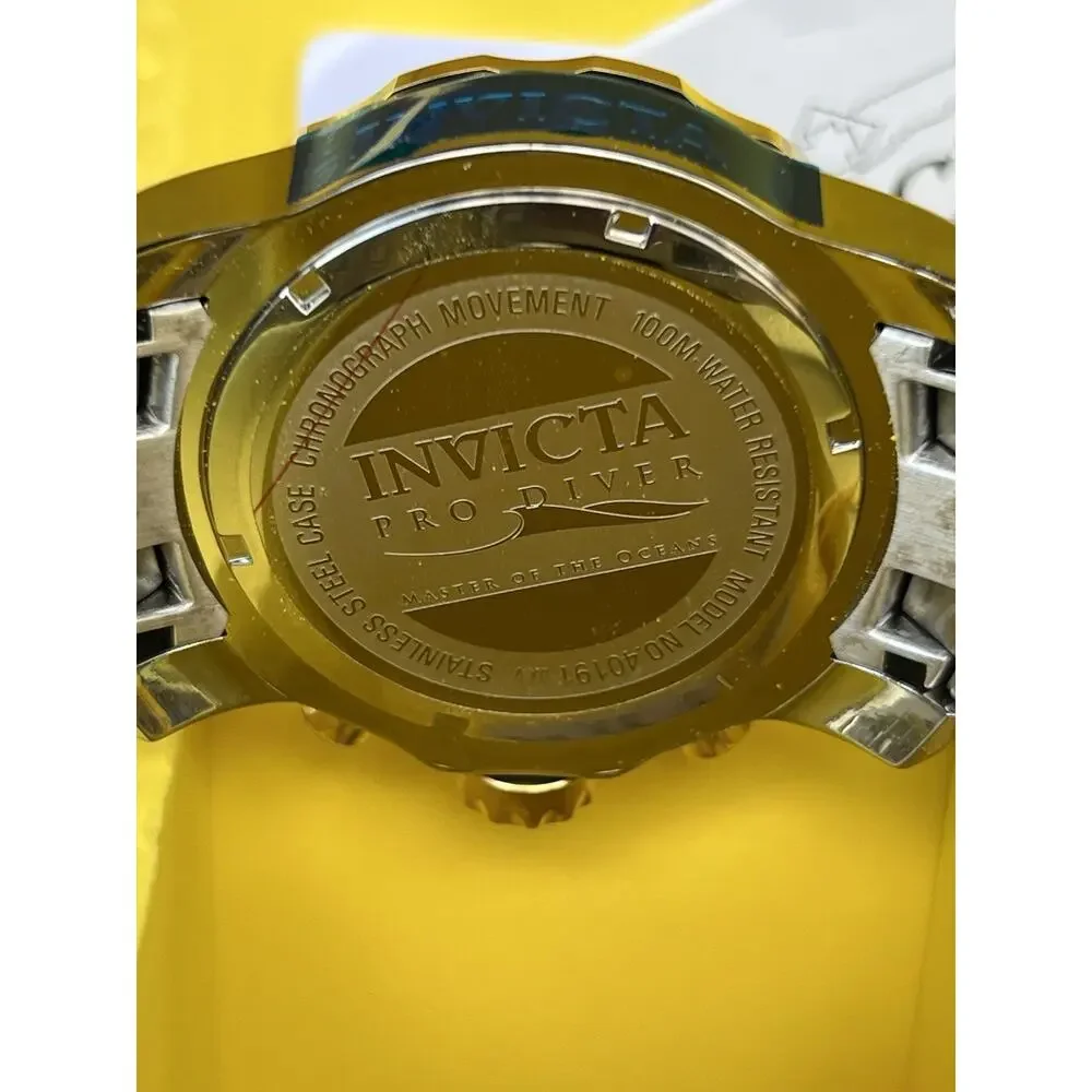 Invicta Pro Diver SCUBA watch, model 40191, features a striking green dial